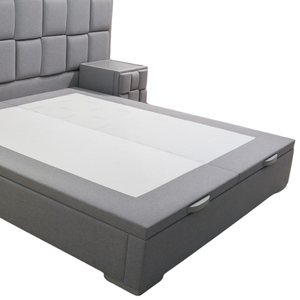 Base de Almacenamiento Tapizada Premium con Cabecero, Conjunto Original Personalizable, Estructura de Madera Moderna, Listo para OEM B2B, Lujo Único - Product Image 6