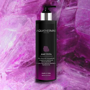 Aquathermae No Yellow Silver Liquid Shampoo Professional <b>Hair</b> Care Nourishing & Moisturizing Treatment for Blonde & Grey <b>Hair</b> - Product Image 2