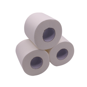Rounuo reciclado individual envuelto 100% pulpa de madera rollo estándar baño papel higiénico - Product Image 2
