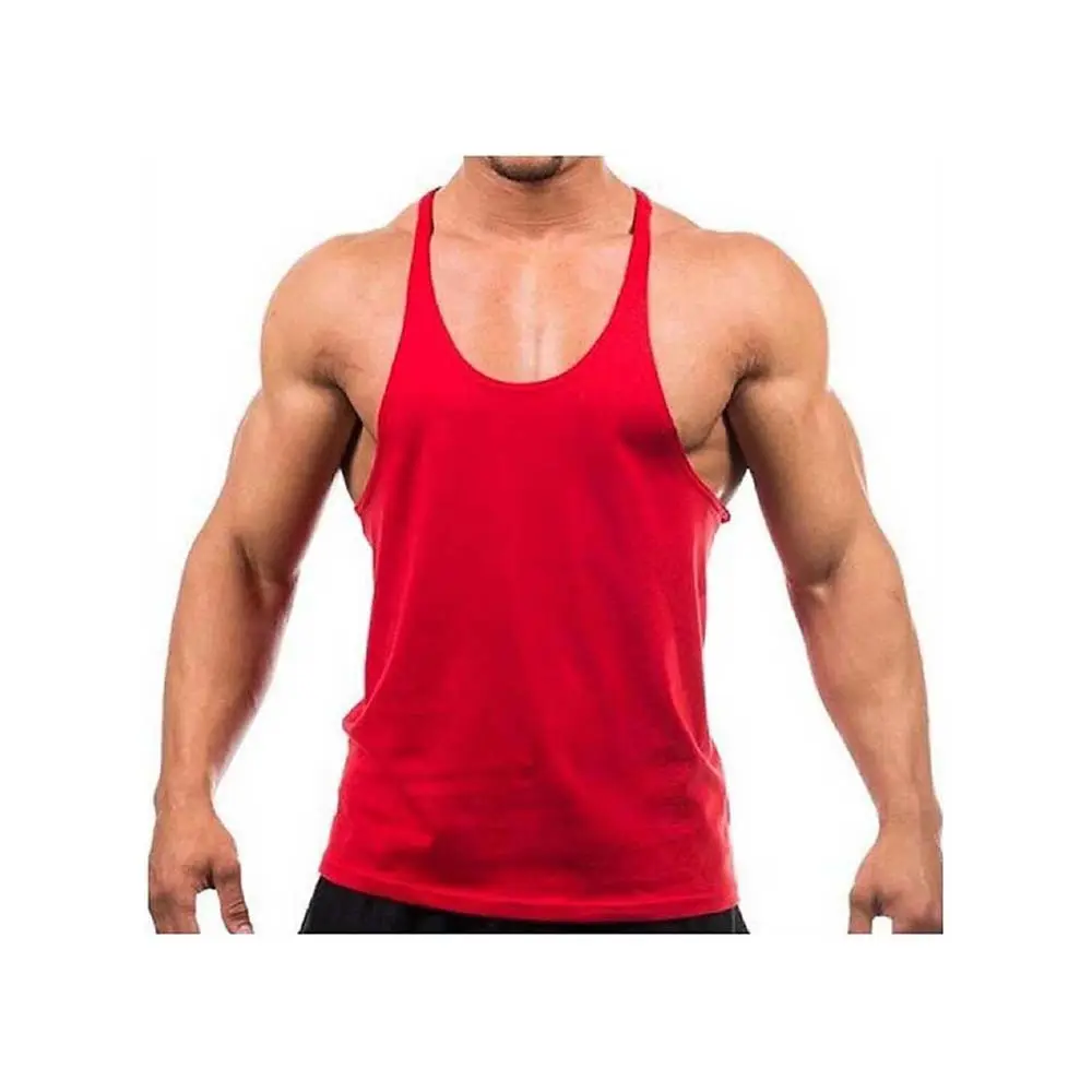 Groothandel Nieuwste Ontwerp Bodybuilding Stringer Gym Stringer Mannen Running Gym Muscle Mannen Tanktop