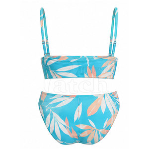 Conjunto de Bikini de Dos Piezas Personalizado para Mujer, Traje de Baño Moderno con Corte Alto, Tela Elástica Cómoda, Ropa para Vacaciones en la Playa o Resort - Product Image 3
