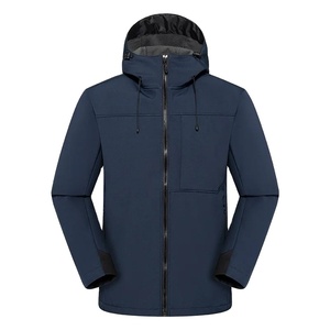 Fabricant de vestes de pluie à capuche pour femmes, nouvelle veste softshell coupe-vent à fermeture éclair, vente en gros OEM, vestes d'hiver imperméables 2026 - Product Image 2
