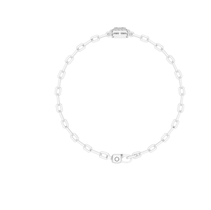 สร้อยข้อมือเพชรเทนนิส950ระดับพรีเมี่ยมสวยสง่าได้รับการรับรองจากแล็ปเครื่องประดับโซ่ชั้นดีปรับแต่งได้สำหรับผู้หญิง - Product Image 4