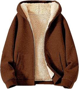 Veste d'hiver matelassée à capuche légère pour homme, avec capuche amovible et fermeture éclair, vêtements d'hiver pour homme, logo personnalisé - Product Image 4