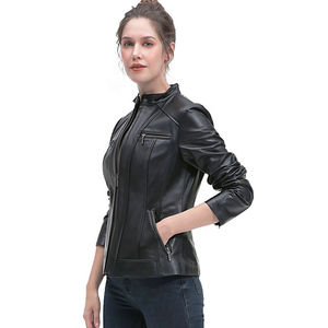 Chaquetas de mujer de piel de oveja auténtica, diseño personalizado de alta calidad, chaqueta de invierno para mujer, característica transpirable - Product Image 2