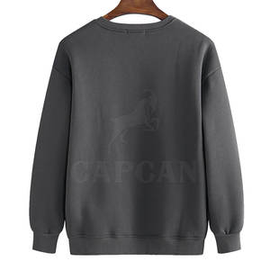 Sweat-shirt Polaire Homme Grande Taille Couleur Personnalisable Solide Surdimensionné 3D Technique Bouffante Nouvelle Mode Saison Hiver Vente en Ligne - Product Image 2