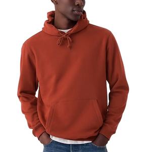 เสื้อฮู้ดขนแกะสำหรับผู้ชายเสื้อกีฬาขนแกะแบบปักและย้อมสีล้วนสำหรับฤดูหนาว - Product Image 3