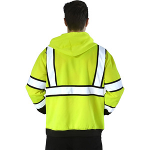 เสื้อโค้ทเซฟตี้สะท้อนแสงปลอดภัยพร้อมโลโก้สีและวัสดุออกแบบได้ตามต้องการ - Product Image 6