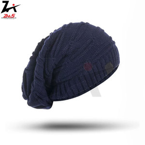 Gorro de invierno con etiqueta de letra nueva, gorro de punto de tamaño largo, gorros informales de alta calidad, gorros para hombres y mujeres, gorro cálido de Color sólido - Product Image 2