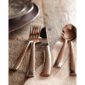 Ensemble de couverts en métal en acier inoxydable au design antique le mieux noté pour la maison et le restaurant avec un style artisanal unique - Product Image 2