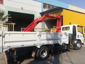 Construction se pliante de lumière de grue de ramassage hydraulique de boom d'articulation de grue montée par camion capacité de charge élevée de 4 tonnes - Product Image 6