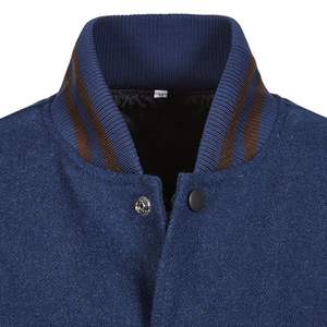 Blousons bombardiers d'hiver classiques en cuir de mouton pour hommes vente en gros - Product Image 4