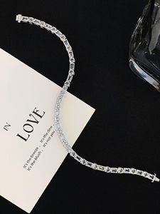 Corte redondo corte esmeralda VVS, VVS1, VS, VVS2 pureza 14K oro blanco pulsera excelente DEF Color GRA certificado moissanita diamante - Product Image 4