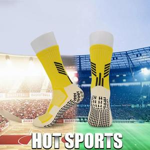 Professional Club Training Soccer Athletic Customized Jacquard Logo <b>Socks</b> Anti Slip <b>Grip</b> <b>Socks</b> Football - Product Image 3