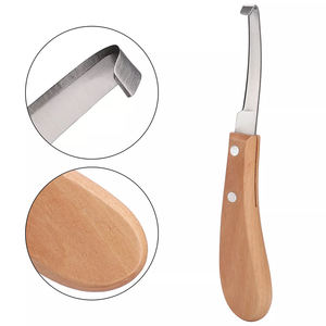 Couteaux à sabot de haute qualité droit court étroit maréchal-ferrant sabot et couteaux à griffes acier allemand pour couper les couteaux à sabots d'animaux - Product Image 5