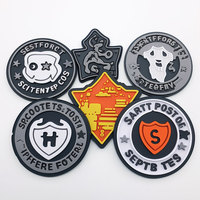 Étiquettes en silicone souple en PVC transparent personnalisées avec logo de marque en vrac à bas prix