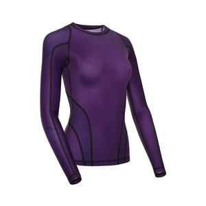 <b>Women's</b> Cycling Backless Rash Guard with Floral Print Front Zip Breathable Long Sleeve <b>for</b> Adults - Product Image 3