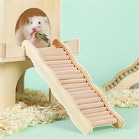 Maison en bois pour hamster, jouets pour animaux de compagnie, arbre en pin, jeu pour hamster, maison en bois, jeu éducatif