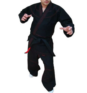 Proveedores de alto nivel Tela de bambú Algodón profesional Judo Gi Uniforme Karate Uniforme Artes marciales Uniforme DE JUDO unisex - Product Image 4