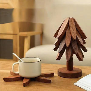 Sous-verre en bois naturel, dessous de plat pour la cuisine, utilisation pour tasse, plat, Vietnam par 99 Gold Data - Mme Violet - Product Image 6