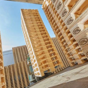 Palé de madera Euro/Epal de doble cara de calidad superior, entrada de 4 vías usada y nueva - Product Image 1