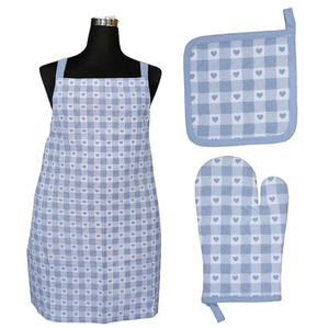Ensemble de tablier de cuisine en coton avec logo personnalisé pour femmes et hommes-Imperméable, Style de chef, Fabricant OEM, Vente en gros d'exportation - Product Image 1