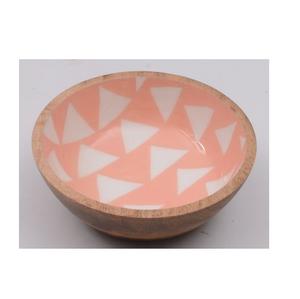Good Quality Snacks Serving Wooden <b>Bowl</b> Use for Home and Tabletop Handmade in Bulk Wooden <b>Enamel</b> <b>Bowls</b> Latest Design - Product Image 4
