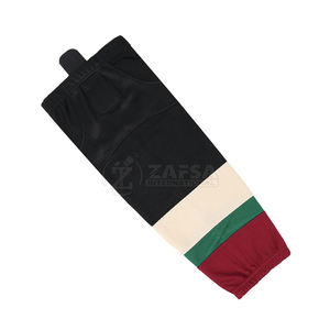 Chaussettes d'entraînement de hockey sur glace en tissu polyester léger, entièrement personnalisables, nouveau style - Product Image 4