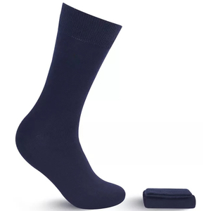 Calcetines deportivos de algodón para hombre con logotipo personalizado más vendidos, calcetines atléticos para gimnasio, venta al por mayor, alta calidad disponible, estilo tejido blanco y negro - Product Image 2