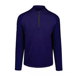 Pull à fermeture éclair pour homme Sweats à manches longues Active Performance Shirt Athletic Quick Dry Running Tops - Product Image 2