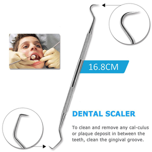 Precio al por mayor: Kits de examen dental CE de 3 piezas de acero inoxidable de alta calidad con fuente de alimentación manual, incluye juego de sondas y palillos. - Product Image 6