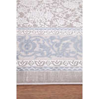 Tapis moderne TR en polypropylène-polyester doux, anti-allergique, à poils moyens, couleur beige crème Paradise, pour salon, couloir, chambre d'enfants