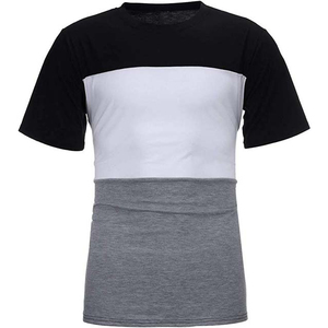 Ensemble t-shirt et Short pour hommes, couleur personnalisée, Slim, Fitness, décontracté, blanc, prix de gros, bon marché, vêtements d'été, col rond, ensemble double en coton - Product Image 3