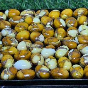 Kingman 10X14 MM Loose Honey Turquoise Gemstone Taille Personnalisée Naturel Lisse Qualité Forme Ovale DIY Bijoux Accessoires - Product Image 4