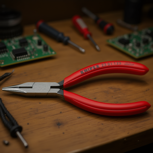 คีมตัดด้านข้าง Knipex Snipe Nose สีดำ หัวเคลือบอะทราเมนต์ ด้ามจับขัดเงา เคลือบพลาสติก คีมอเนกประสงค์ - Product Image 3