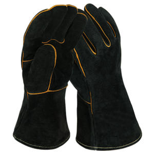 ถุงมือเชื่อมหนังปักลายสำหรับทุกคนถุงมือป้องกันฝ่ามือข้างเดียวแฟชั่นใหม่ - Product Image 2