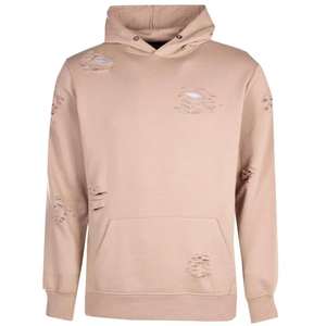 Sweat à capuche oversize en coton ciré délavé pour homme, personnalisé, à épaules tombantes, pull lourd numérique pour l'hiver, personnalisé - Product Image 2