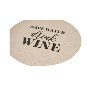 2023 Luxury Woven Design Dining Tableware <b>Set</b> Custom Logo Printed Cotton Material <b>Placemats</b> Pads Best Price Braided Technique - Product Image 4