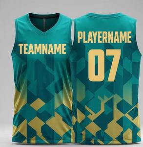 ชุดบาสเก็ตบอลผู้ชายแบบกำหนดเอง OEM ปี 2026 พิมพ์โลโก้ทีมตามสั่ง ออกแบบปักลาย ชุดยูนิฟอร์มบาสเก็ตบอลผ้าตาข่าย - Product Image 3