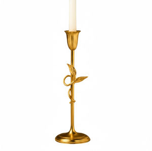 Ensemble de 3 bougeoirs en métal de qualité supérieure, bougeoirs uniques en acier inoxydable argenté pour la décoration de table à la maison, accessoire d'éclairage - Product Image 3