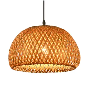 Lanterne suspendue artisanale couleur naturelle bambou décoratif nouveau fabriqué en naturel du Vietnam produit pour la maison intérieur ou hôtel DL1