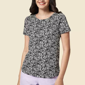 เสื้อยืดผู้หญิงคุณภาพพรีเมียม ทรงปกติ สำหรับฤดูหนาว ผ้าฝ้าย 100% เนื้อผ้านุ่ม รับสกรีนโลโก้ - Product Image 1