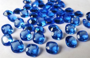 แทนซาไนต์สังเคราะห์ทรงคุชชั่น 7 มม. สีสวยงาม คุณภาพเยี่ยม - Product Image 4