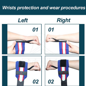 Poignets élastiques en néoprène de haute qualité Ceinture de fitness respirante avec logo personnalisable pour l'haltérophilie - Product Image 4