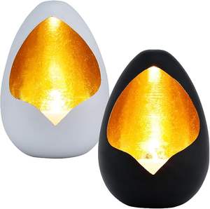 Recién llegado, soporte de luz votiva de hierro decorativo con diseño floral cortado, ideal para centros de mesa, mesas o decoración de altar - Product Image 2