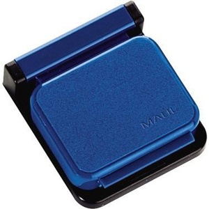 แม่เหล็ก MAUL S ขนาด 3.6 x 4 ซม. (กว้าง x ยาว) คลิปพลาสติกสีน้ำเงิน 10 ชิ้น/แพ็ค - Product Image 1