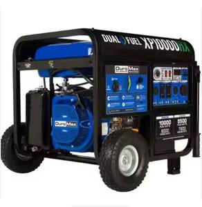 NUEVO Generador Portátil DuroMax de 10000 Vatios de Doble Combustible con Arranque Automático AC 24V - Product Image 1
