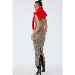 Vestido midi con tirantes y abertura en la espalda - Product Image 3