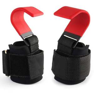 Bandes de poignet pour l'entraînement à la musculation, en élastique avec fermeture à scratch, logo en caoutchouc personnalisé - Product Image 1