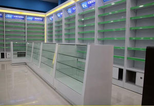 Armoire en verre pour équipement de <span class=keywords><strong>pharmacie</strong></span>, fabricant, usine, direct, magasin médical, étagères - Product Image 4